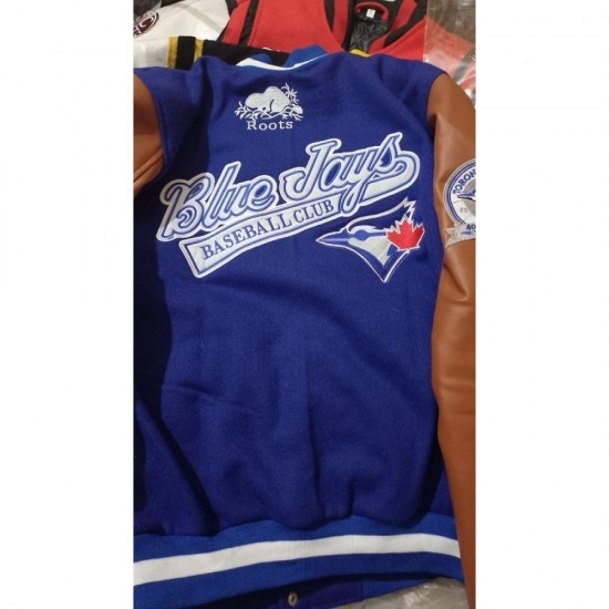 Roots Blue Jays Toronto Baseball Club Jacket Roots Blue Jays Toronto Baseball Club Jacket