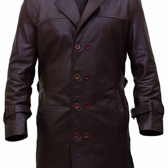 Rorschach Watchmen Leather Costume Trench Coat Rorschach Watchmen Leather Costume Trench Coat