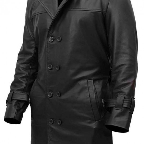 Rorschach Watchmen Leather Costume Trench Coat Rorschach Watchmen Leather Costume Trench Coat