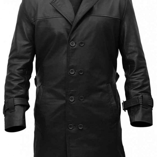 Rorschach Watchmen Leather Costume Trench Coat Rorschach Watchmen Leather Costume Trench Coat