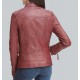 Rosemere Womens Red Casual Leather Jacket Rosemere Womens Red Casual Leather Jacket