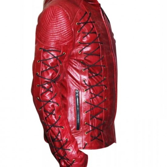 Roy Harper Arrow Season 3 Arsenal Red Hooded Jacket