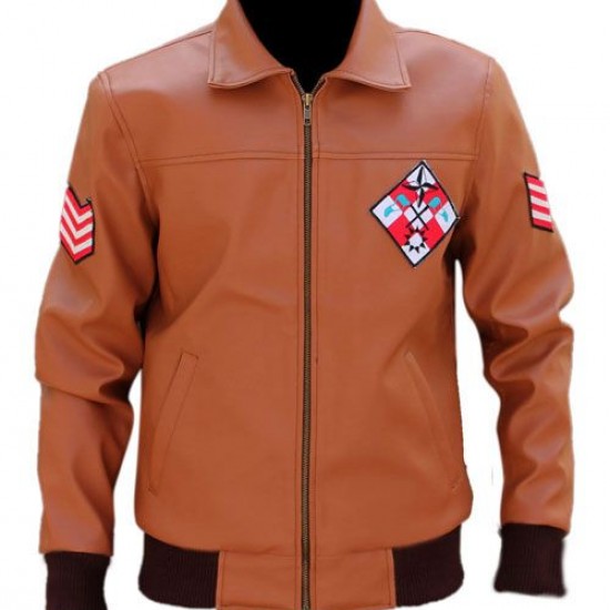 Ryo Hazuki Shenmue III Bomber Brown Leather Jacket Ryo Hazuki Shenmue III Bomber Brown Leather Jacket