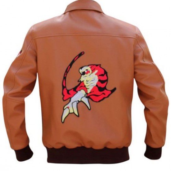 Ryo Hazuki Shenmue III Bomber Brown Leather Jacket Ryo Hazuki Shenmue III Bomber Brown Leather Jacket