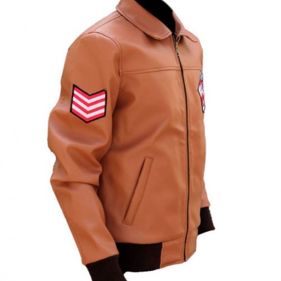 Ryo Hazuki Shenmue III Bomber Brown Leather Jacket Ryo Hazuki Shenmue III Bomber Brown Leather Jacket