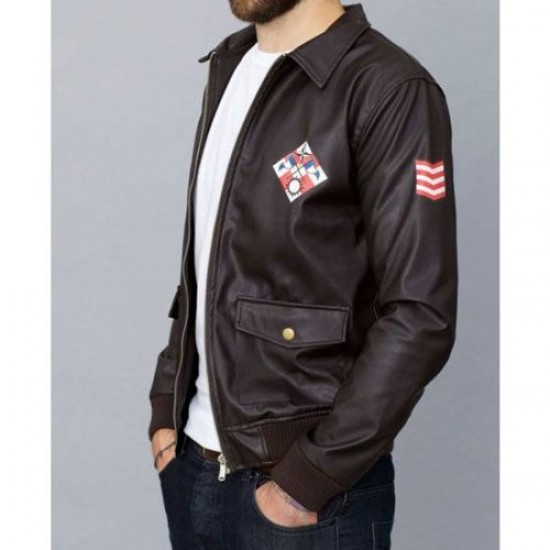 Ryo Hazuki Shenmue III Bomber Brown Leather Jacket Ryo Hazuki Shenmue III Bomber Brown Leather Jacket