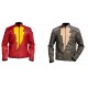 Shazam Captain Logo Leather Jacket Shazam Captain Logo Leather Jacket