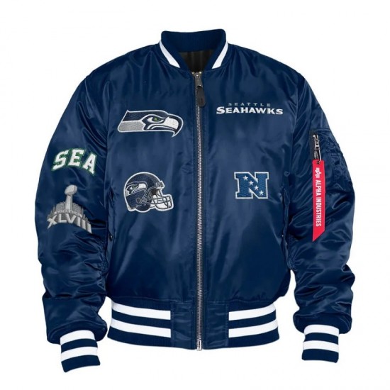 Seattle Seahawks Bomber Jacket Seattle Seahawks Bomber Jacket