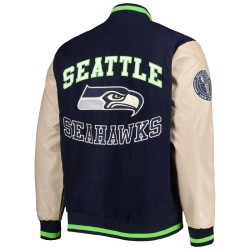 Seattle Seahawks Full-Zip Varsity Jacket