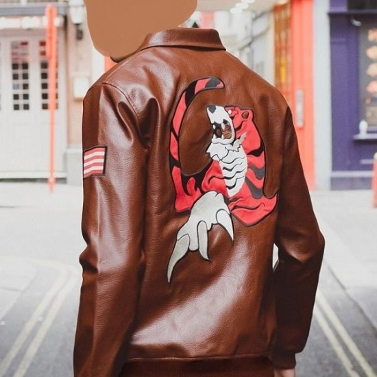 Shenmue Ryo Hazuki Logo Leather Jacket Shenmue Ryo Hazuki Logo Leather Jacket