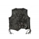 Side Laces Motorcycle Biker Riding Lambskin Vest Side Laces Motorcycle Biker Riding Lambskin Vest