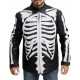 Skeleton Black Halloween Leather Jacket Costume Skeleton Black Halloween Leather Jacket Costume