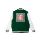Snoop Dogg Death Row Green Paisley Varsity Jacket Snoop Dogg Death Row Green Paisley Varsity Jacket