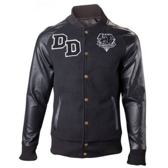 Solid Letterman Diamond Dogs Metal Gear Jacket Solid Letterman Diamond Dogs Metal Gear Jacket