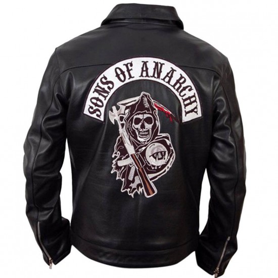 Sons Of Anarchy Reaper Leather Jacket Jax Teller Samcro