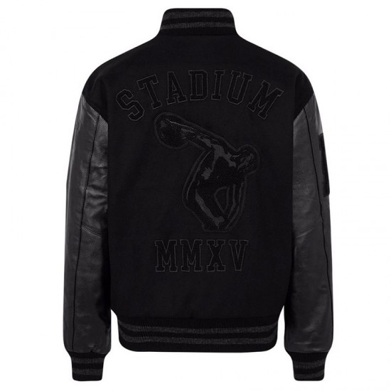 Stadium MMXV Letterman Black Jacket Stadium MMXV Letterman Black Jacket