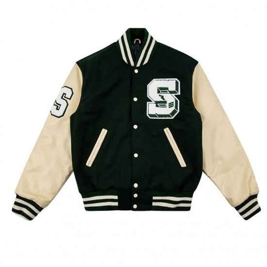 Stadium MMXV Letterman Green Jacket Stadium MMXV Letterman Green Jacket