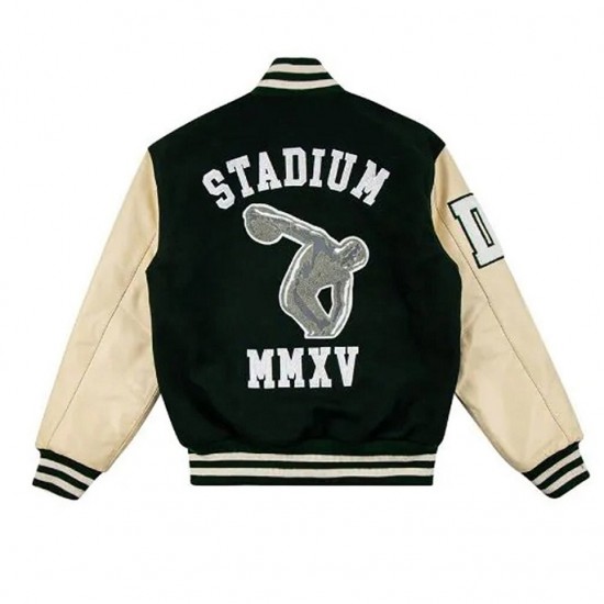 Stadium MMXV Letterman Green Jacket Stadium MMXV Letterman Green Jacket