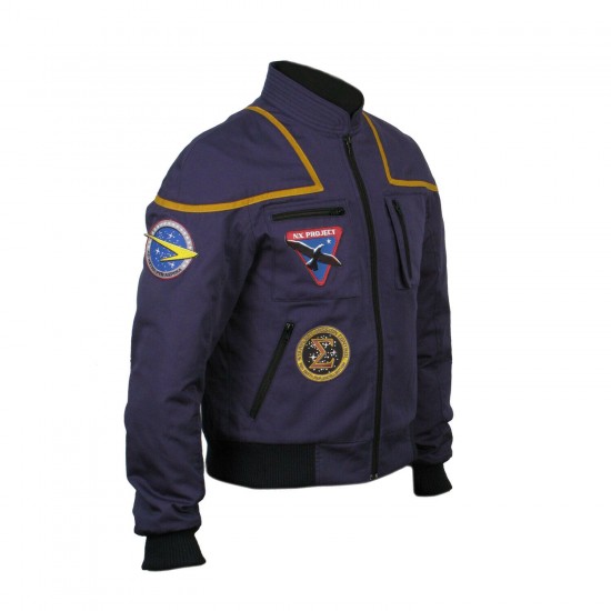 Star Pilot Uniform Cotton Jacket,Jonathan Trek Archer Space Suit Jacket Star Pilot Uniform Cotton Jacket,Jonathan Trek Archer Space Suit Jacket