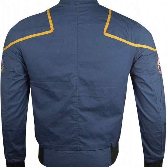 Star Pilot Uniform Cotton Jacket,Jonathan Trek Archer Space Suit Jacket Star Pilot Uniform Cotton Jacket,Jonathan Trek Archer Space Suit Jacket