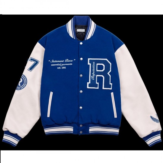 Statement Peice Blue Varsity Jacket Statement Peice Blue Varsity Jacket