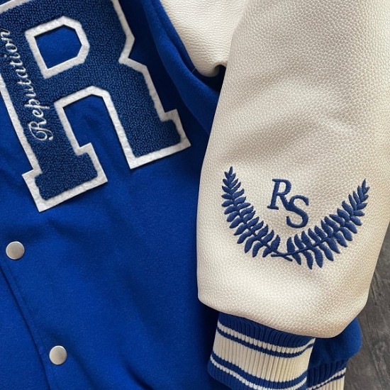 Statement Peice Blue Varsity Jacket Statement Peice Blue Varsity Jacket
