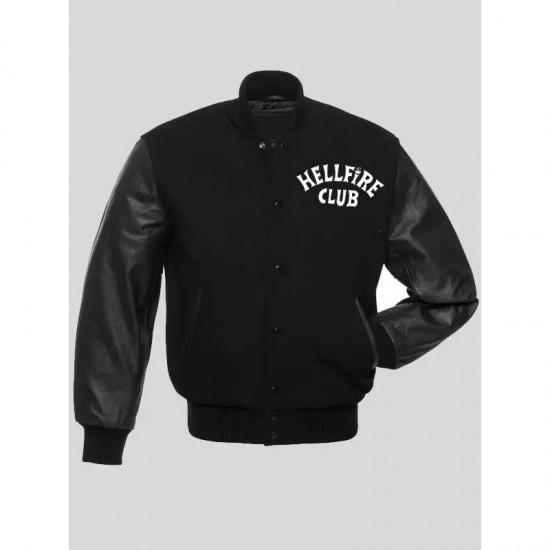 Stranger Things Hellfire Club Varsity Jacket Stranger Things Hellfire Club Varsity Jacket