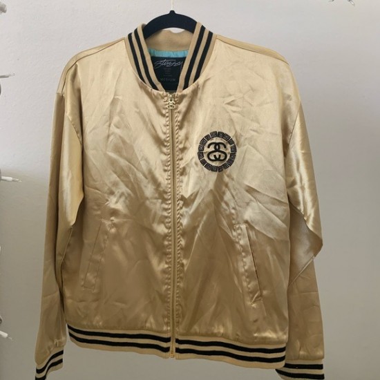 Stussy Bomber Golden Jacket Stussy Bomber Golden Jacket