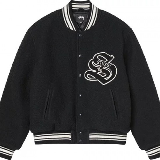 Stussy Casentino Wool Varsity Jacket Stussy Casentino Wool Varsity Jacket