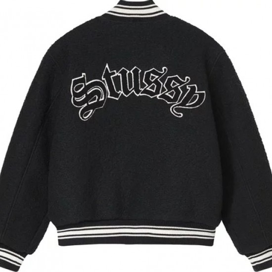Stussy Casentino Wool Varsity Jacket Stussy Casentino Wool Varsity Jacket