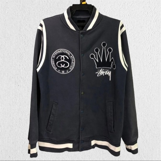 Stussy Embroidered Varsity Jacket Stussy Embroidered Varsity Jacket