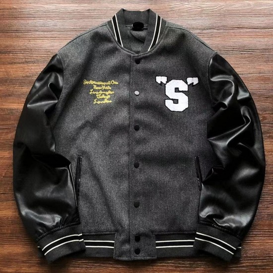 Stussy Grey Pyramid Jacket Stussy Grey Pyramid Jacket