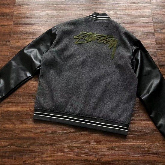 Stussy Grey Pyramid Jacket Stussy Grey Pyramid Jacket