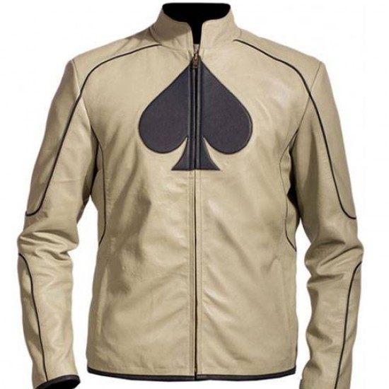 Stylish Spades Logo Leather Jacket Stylish Spades Logo Leather Jacket