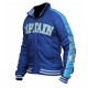 Suicide Squad Captain Boomerang Jai Courtney Blue Varsity Satin Jacket Suicide Squad Captain Boomerang Jai Courtney Blue Varsity Satin Jacket