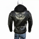 Suicide Squad The Killing Joker Hooded Black Leather Jacket