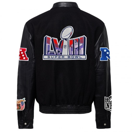 Super Bowl 2024 Biker Varsity Jacket Super Bowl 2024 Biker Varsity Jacket