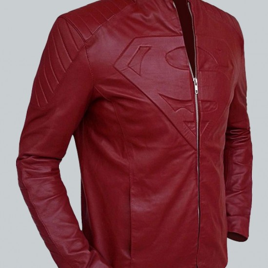 Superman Smallville Maroon Jacket Superman Smallville Maroon Jacket
