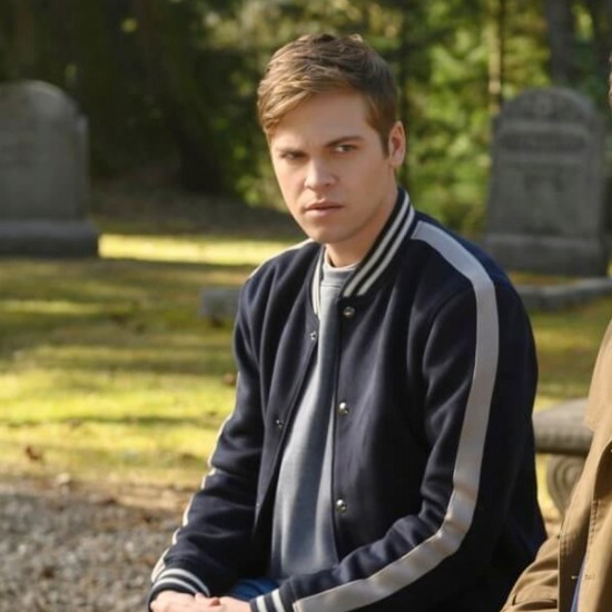 Supernatural Season 15 Alexander Calvert Bomber Jacket Supernatural Season 15 Alexander Calvert Bomber Jacket