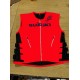 Suzuki Hayabusa New Mens Leather Swat Motorcycle Red Vest