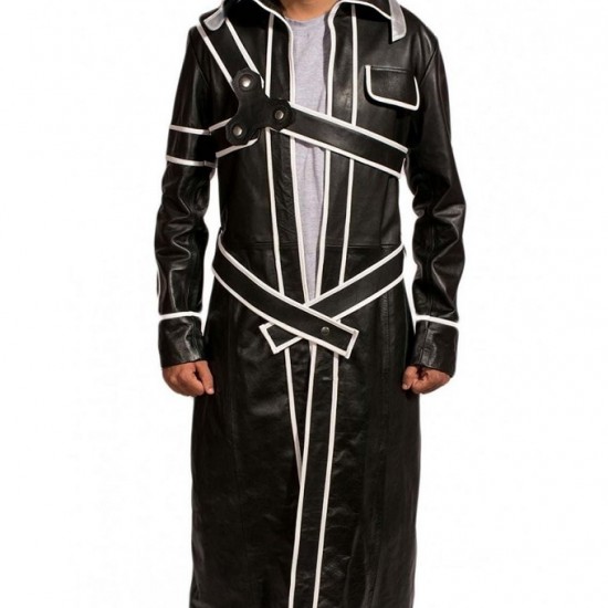 Sword Art Halloween Cosplay Leather Coat Sword Art Halloween Cosplay Leather Coat