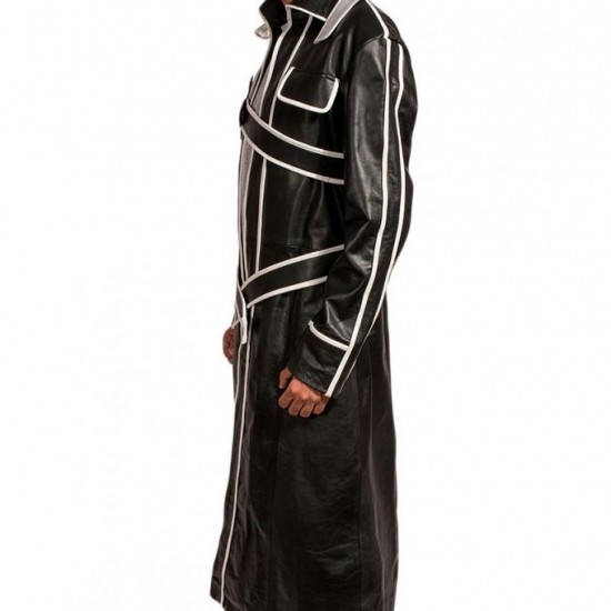 Sword Art Halloween Cosplay Leather Coat Sword Art Halloween Cosplay Leather Coat