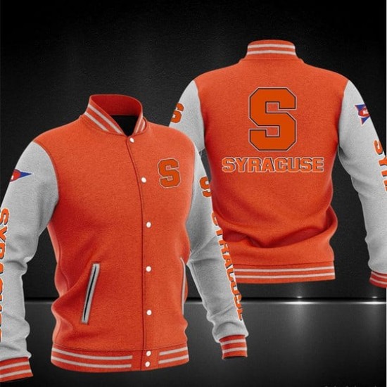 Syracuse Varsity Baseball Orange Jacket Syracuse Varsity Baseball Orange Jacket