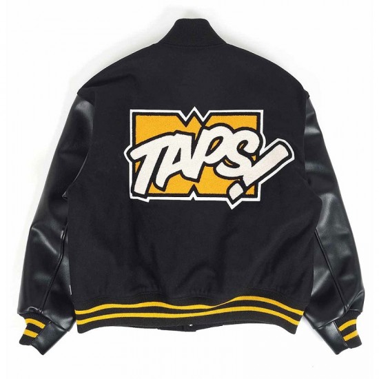 Taps Toon Biker Varsity Jacket Taps Toon Biker Varsity Jacket