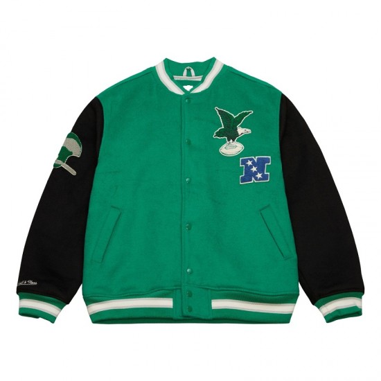 Team Legacy Varsity Jacket Philadelphia Eagles Team Legacy Varsity Jacket Philadelphia Eagles