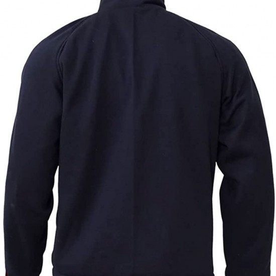 Ted Lasso Jason Sudeikis Blue Fleece Track Jacket Ted Lasso Jason Sudeikis Blue Fleece Track Jacket