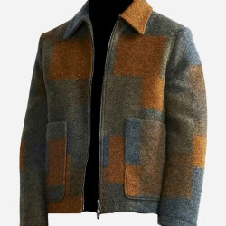 Men’s Real Sheepskin Black Fur Leather Coat