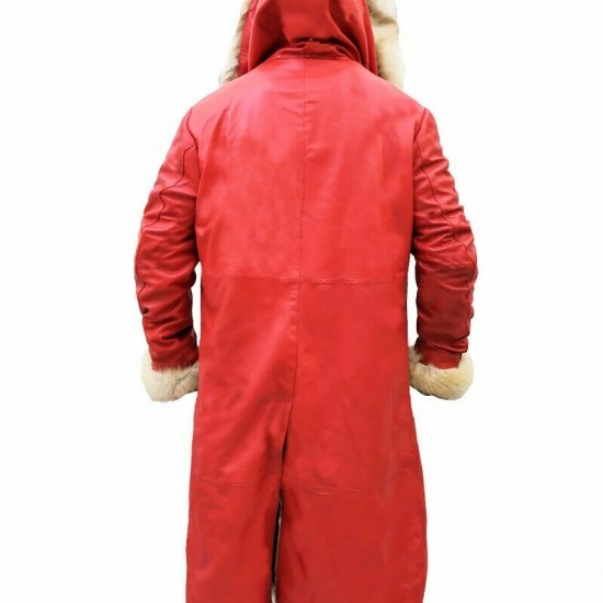 The Christmas Chronicles Kurt Russell Shearling Trench Coat The Christmas Chronicles Kurt Russell Shearling Trench Coat