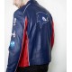 The Hedgehog Bomber Leather Sonic Jacket The Hedgehog Bomber Leather Sonic Jacket