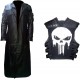 The Punisher Costume Leather Coat, Vest, Jacket The Punisher Costume Leather Coat, Vest, Jacket